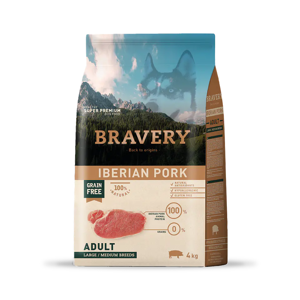 Bravery Iberian Pork Adulto Medium/Large 2