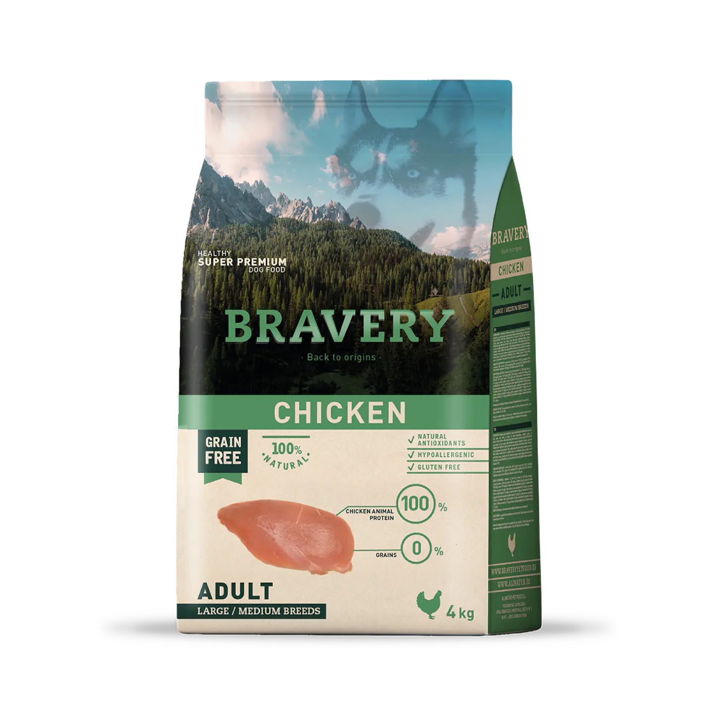 Bravery Chicken Adulto Medium/Large  1