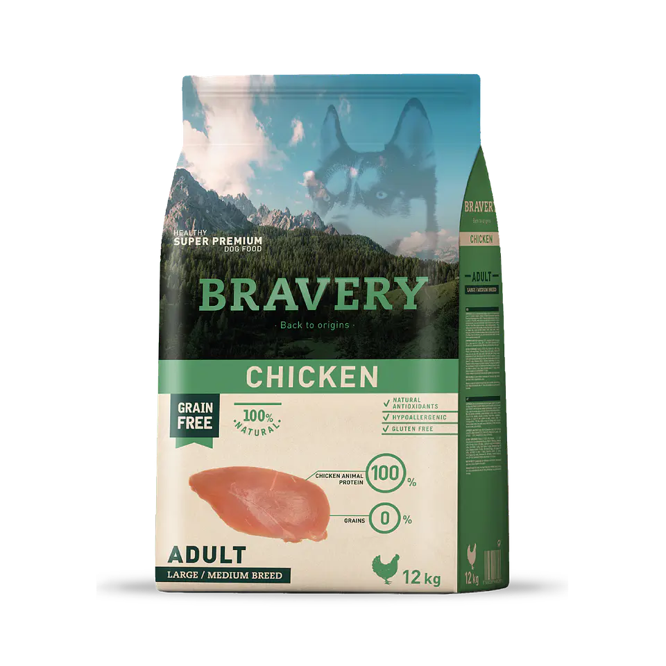 Bravery Chicken Adulto Medium/Large  2