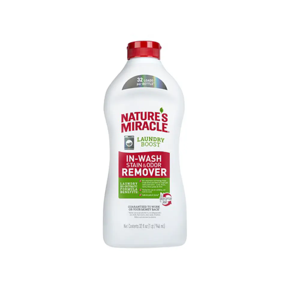 Natures Miracle Laundry Boost In Wach Stain&Odor Remover  1