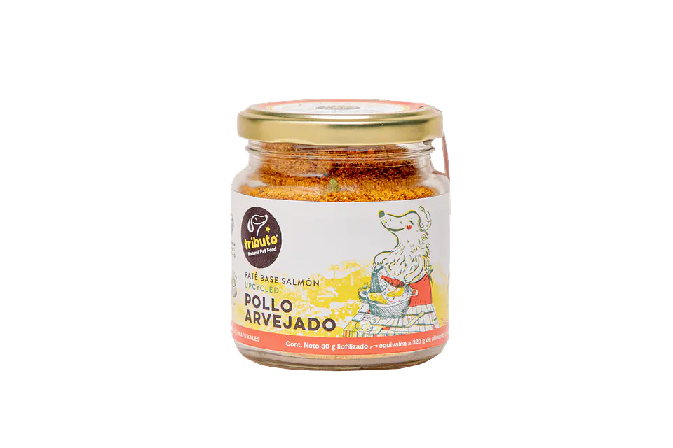 Tributo paté para Perro sabor Pollo Arvejado 1