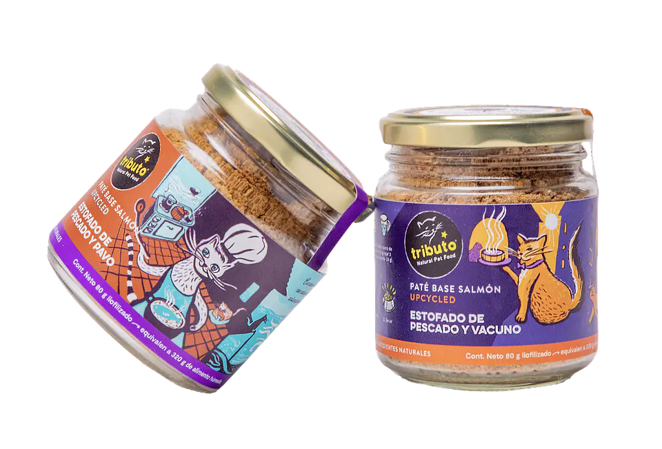 Tributo paté para Gato sabor Estofado de Pescado y Vacuno 1