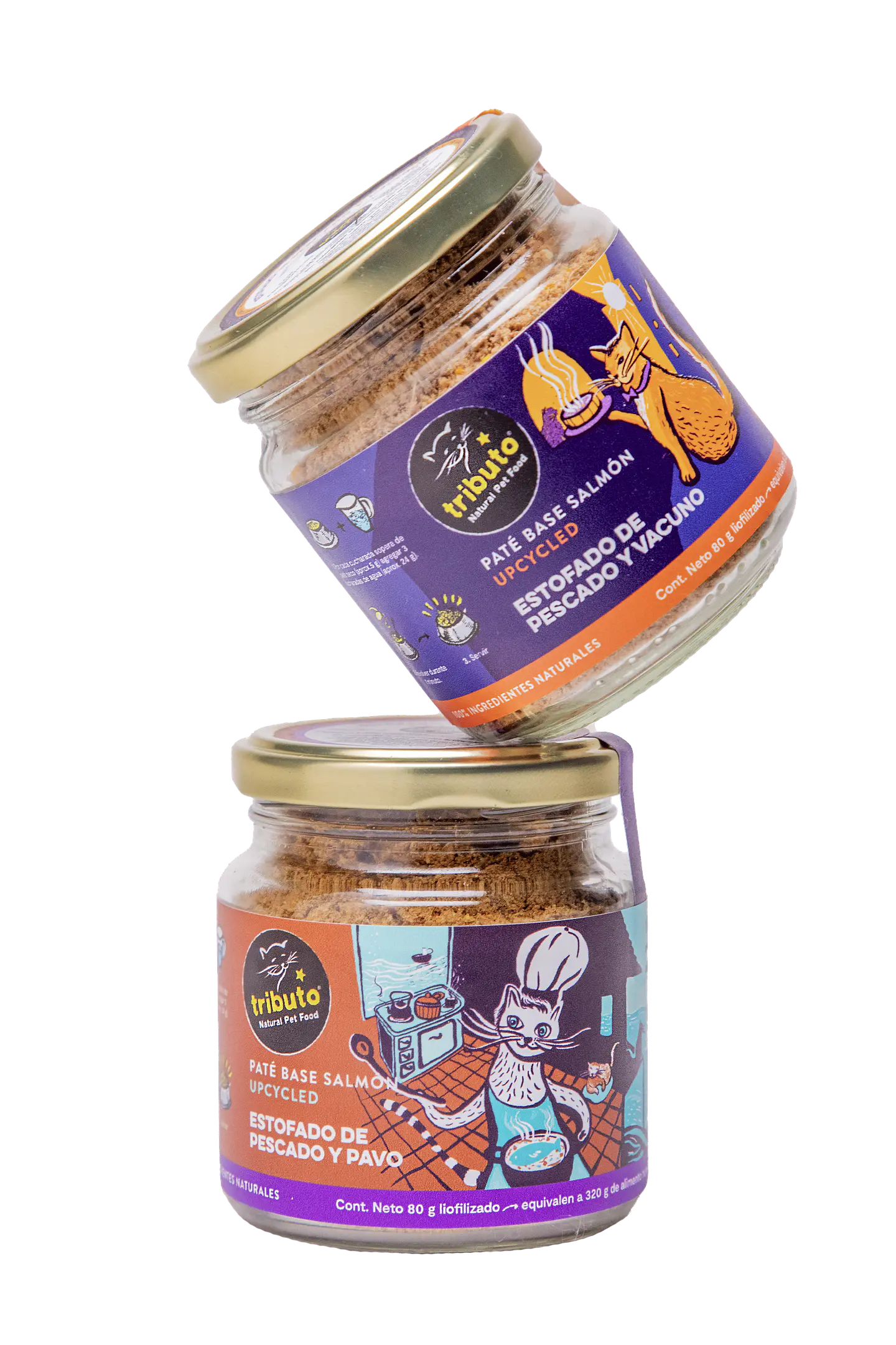 Tributo paté para gato sabor Estofado de Pescado y Pavo 1