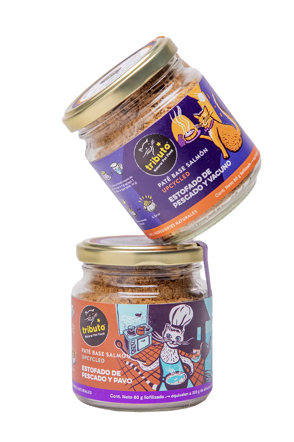 Tributo paté para gato sabor Estofado de Pescado y Pavo 1