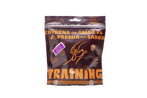 Snack Tributo de Entrenamiento para Perro sabor Salmón y Frutas 100 g