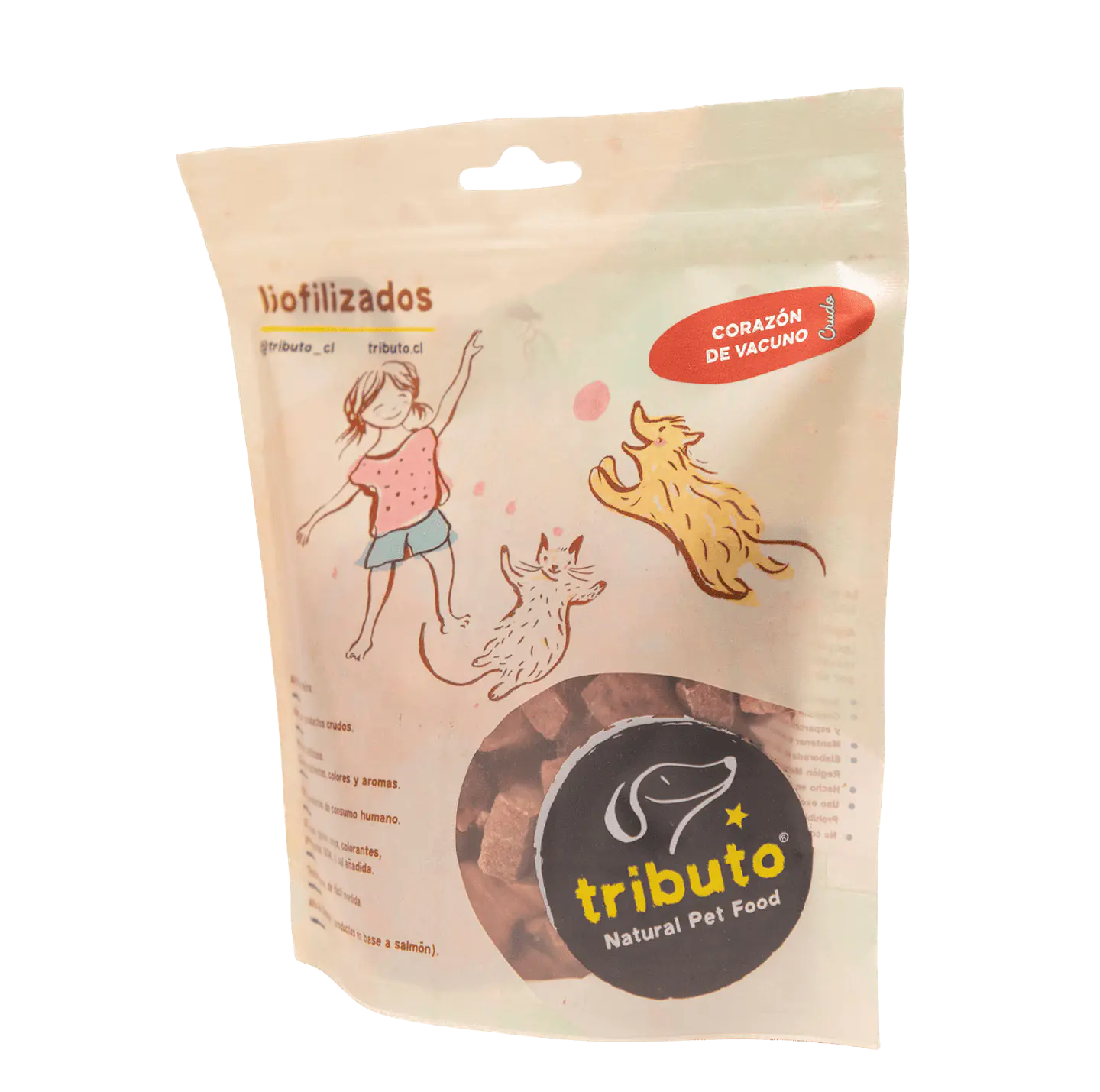 Snack Tributo Corazón de Vacuno liofilizado 2
