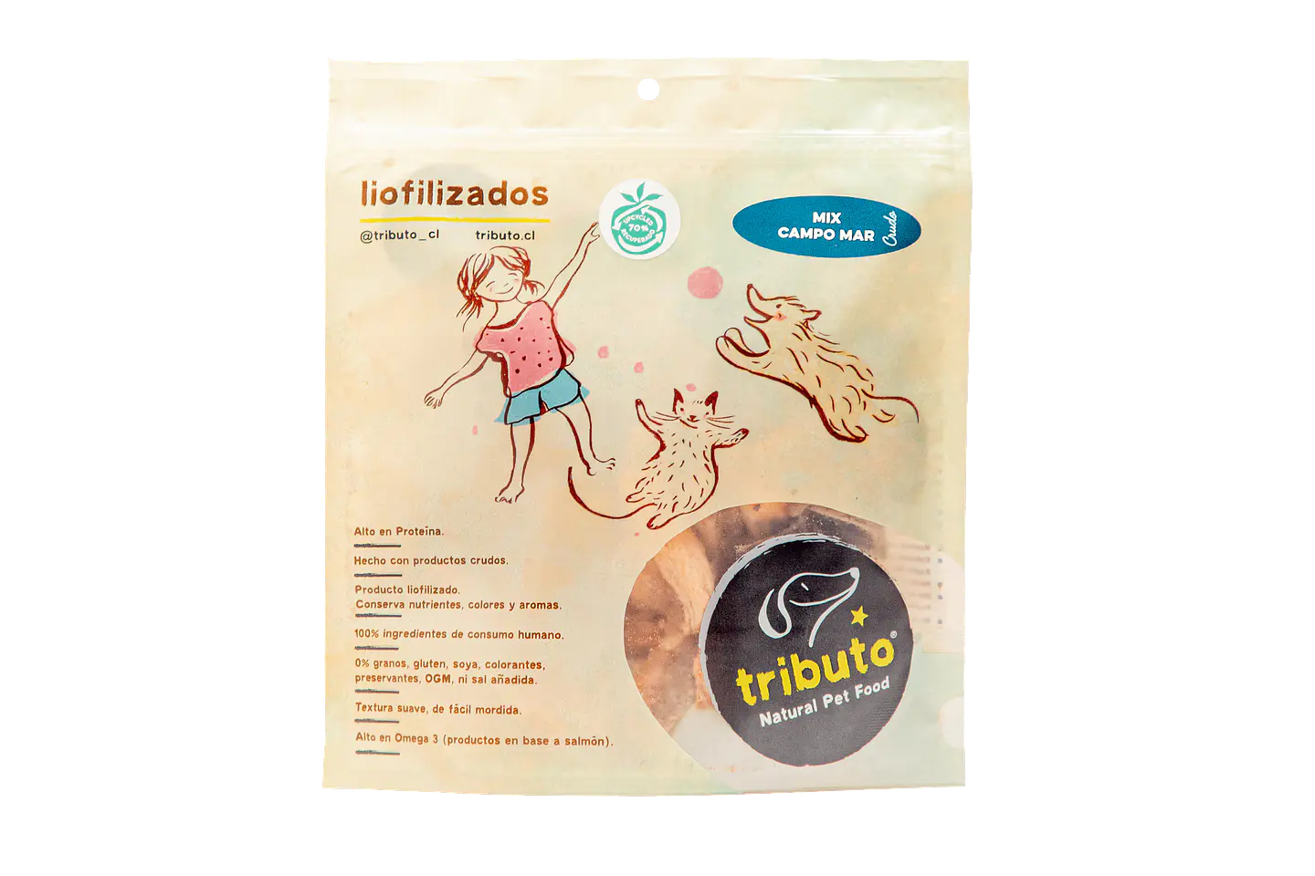 Snack Tributo mix Campo mar Liofilizado 100g 1