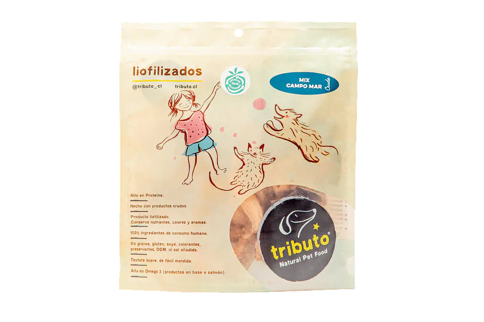 Snack Tributo mix Campo mar Liofilizado 100g 1