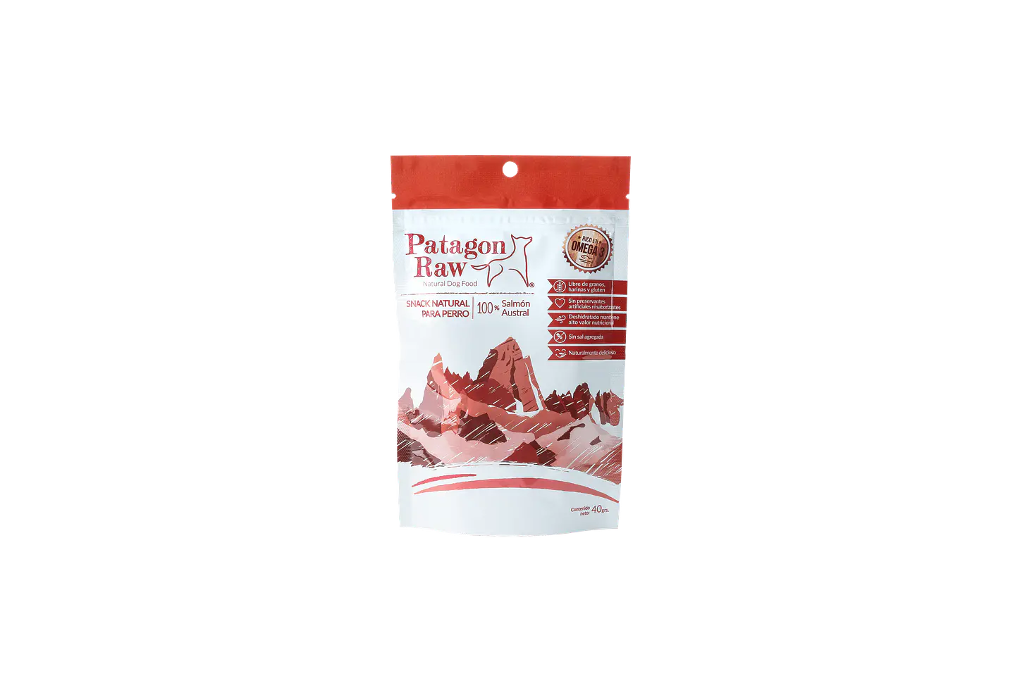 Snack para perro Patagon Raw de Salmón 40g 1