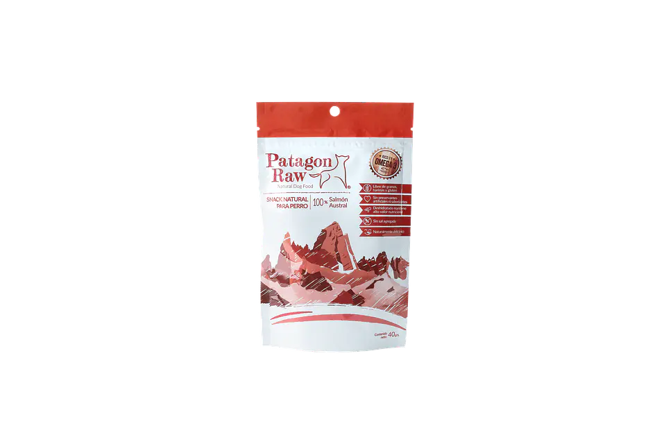Snack para perro Patagon Raw de Salmón 40g 1