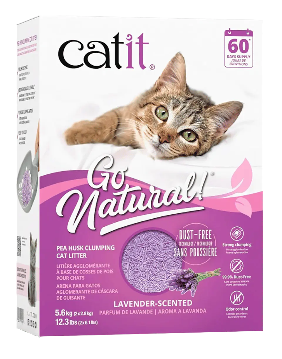 Arena Sanitaria Aglutinante de cáscara de guisante  1