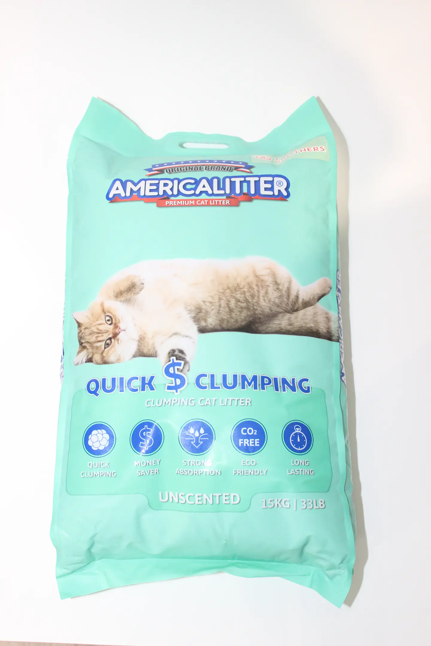 America Litter Arena Sanitaria Quick Clumping 15 Kg 4