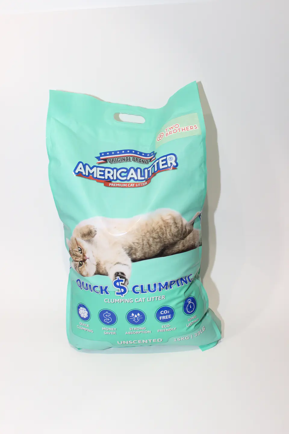 America Litter Arena Sanitaria Quick Clumping 15 Kg 6