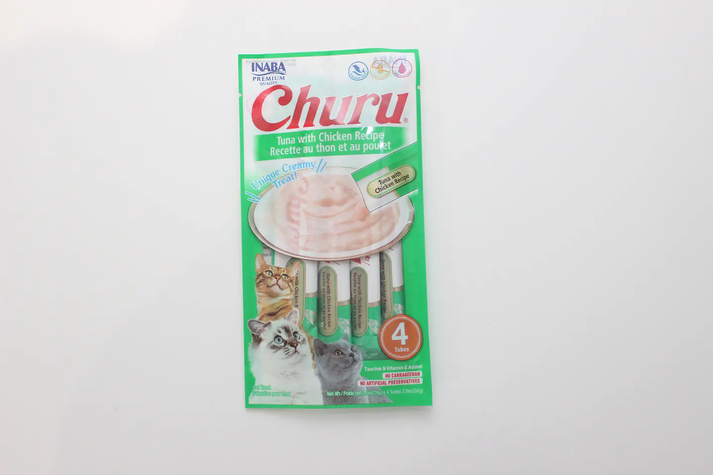 Churu para gatos sabor Atún/ Pollo  1