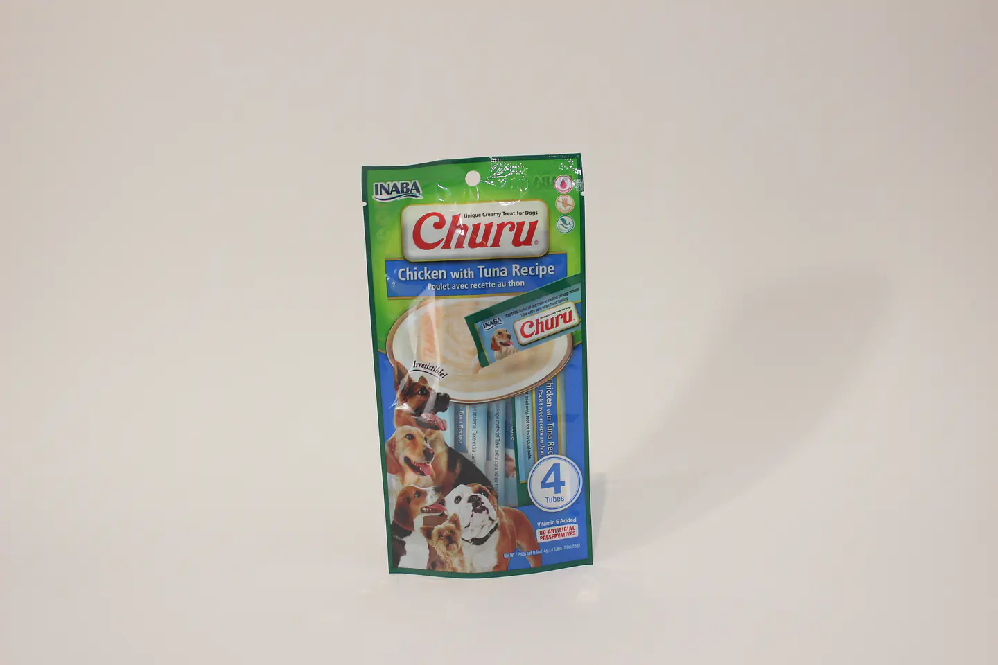 Churu para perros sabor Pollo/Atún 4 tubos 1