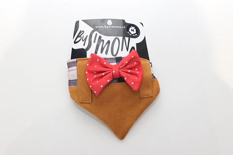 Bandana Jardinera con corbata BySimona 