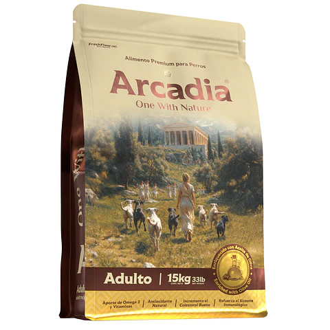 Arcadia Adulto 15 kg – Alimento Super Premium Low Grain para Perros