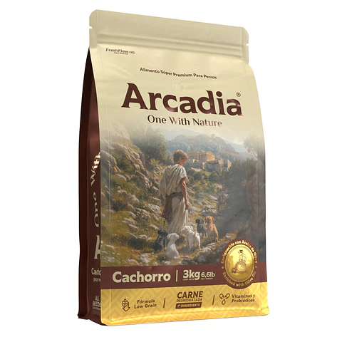 Arcadia Cachorro 3 kg – Alimento Super Premium Low Grain para Todas las Razas