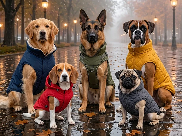 Cómo elegir la parka o impermeable ideal para tu perro en el invierno chileno