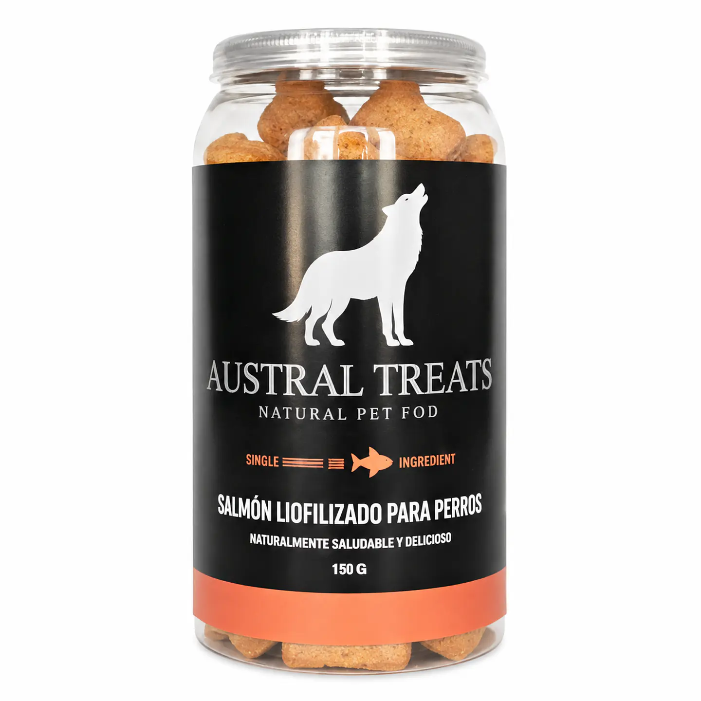 Austral Treats Galletas Artesanales de Salmón 150 g – Snack para Perros 1