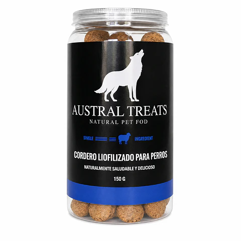 Austral Treats Galletas Artesanales de Cordero 150 g – Snack para Perros