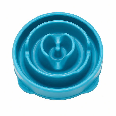 Outward Hound Fun Feeder Slo Bowl Turquesa Talla M – Comedero Lento para Perros