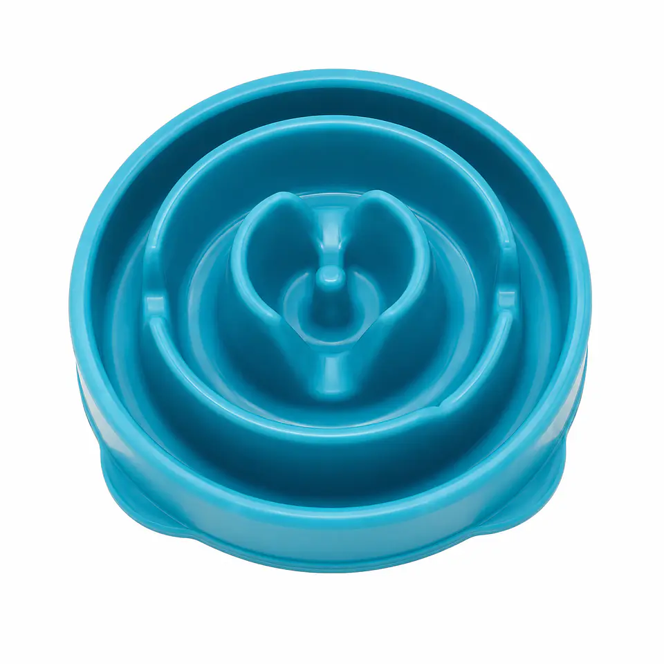 Outward Hound Fun Feeder Slo Bowl Turquesa Talla M – Comedero Lento para Perros 2