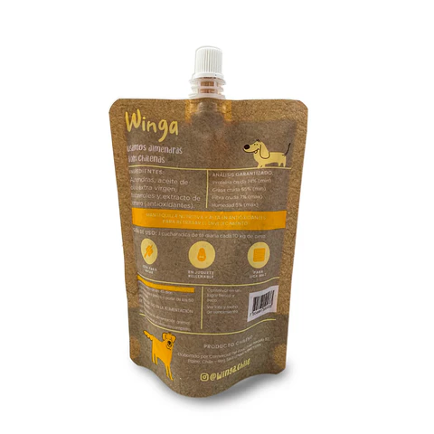 Winga Mantequilla de Almendras 250 g para Perros