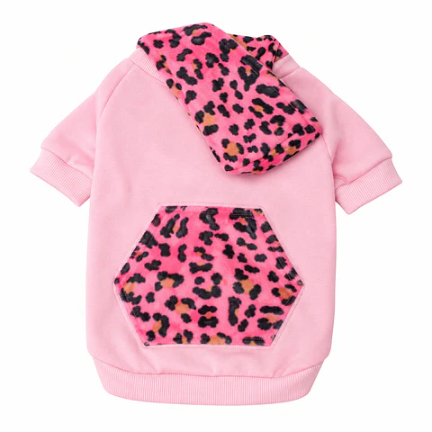 Polerón Animal Print Rosado BySimona 