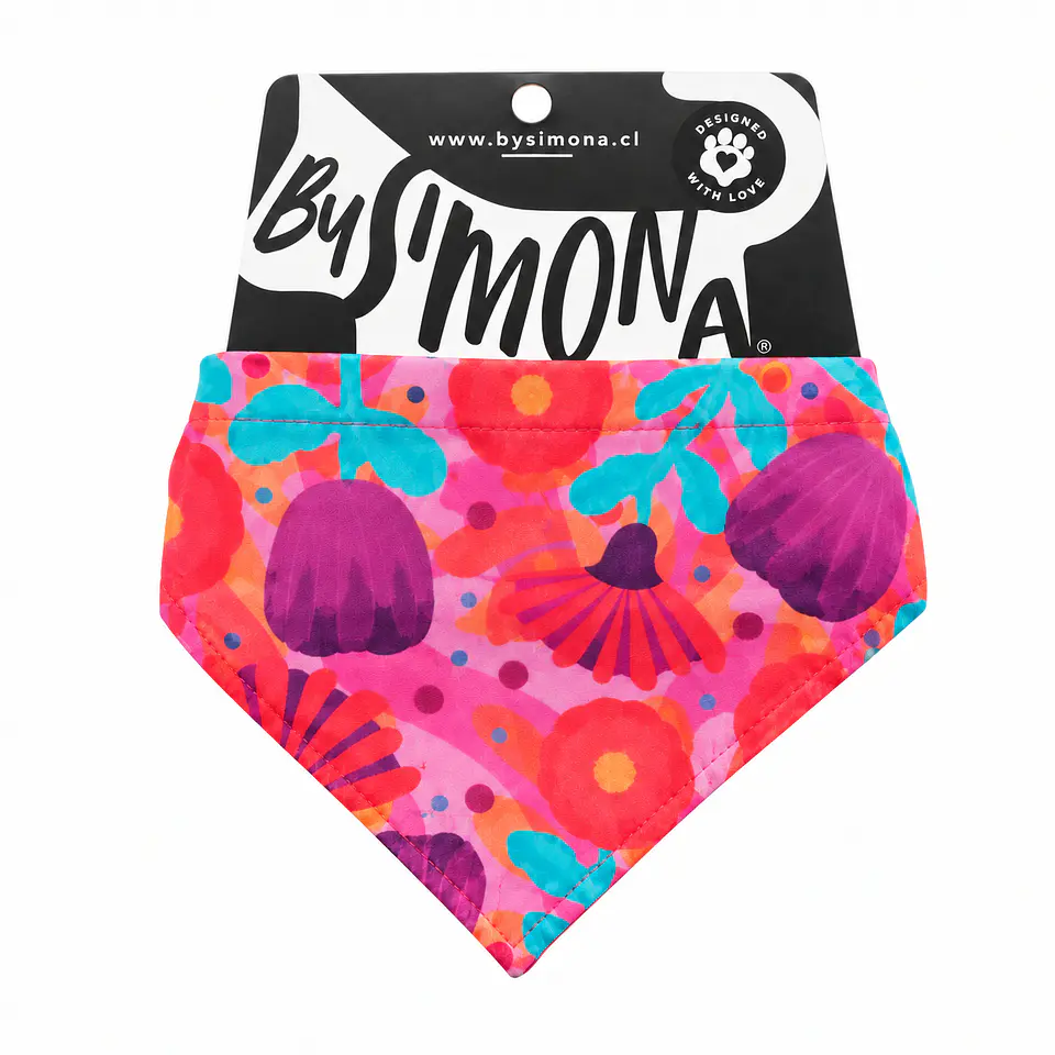 Bandana Floreada colores BySimona  1