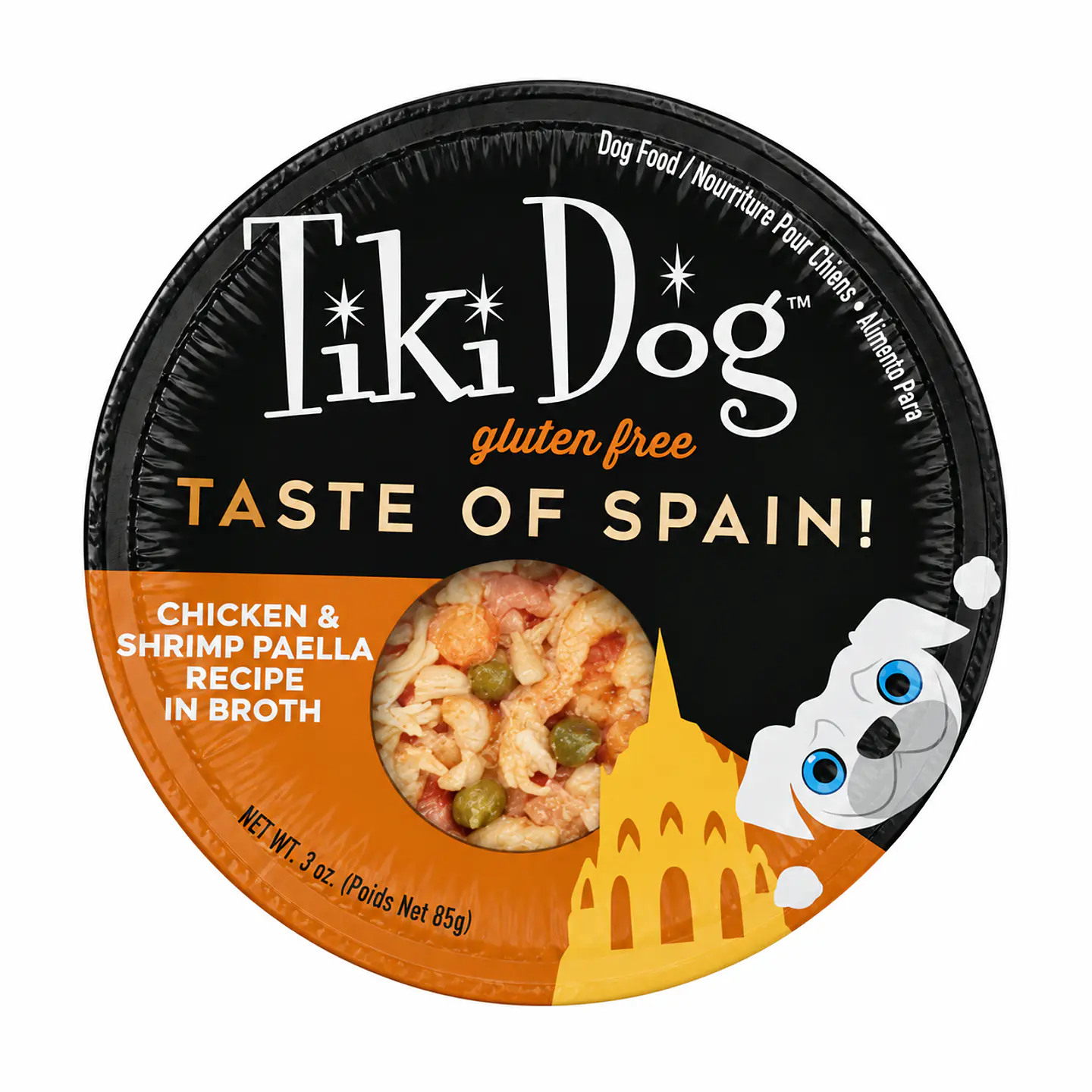 Tiki Dog Taste of Spain Chicken & Shrimp Paella 85 g 1