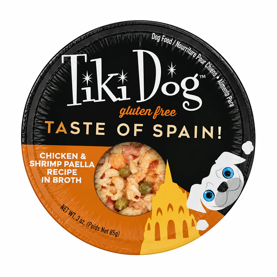 Tiki Dog Taste of Spain Chicken & Shrimp Paella 85 g 1