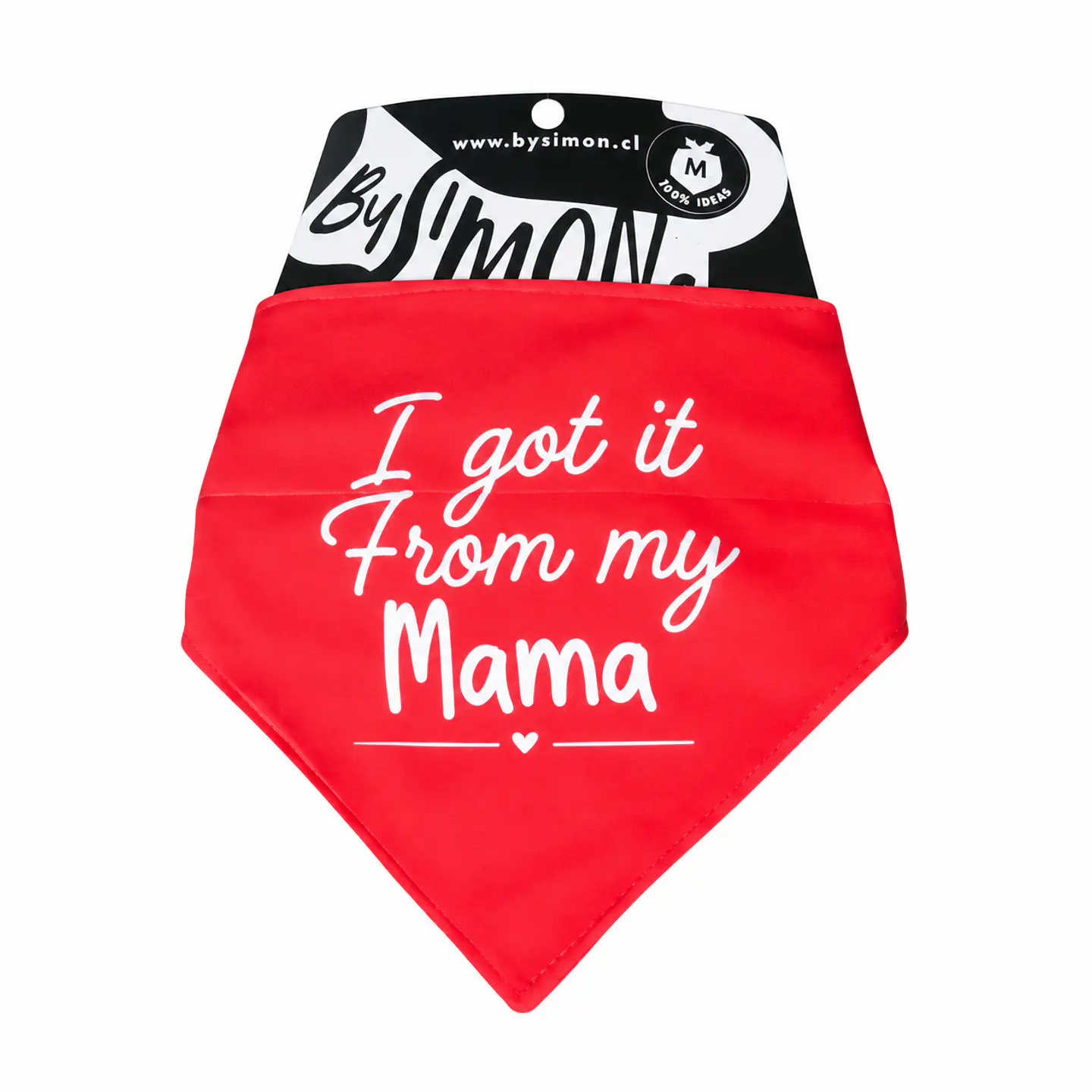By Simona Bandana I Got It From My Mama para Perros 3