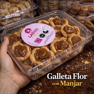 Galleta Flor con Manjar