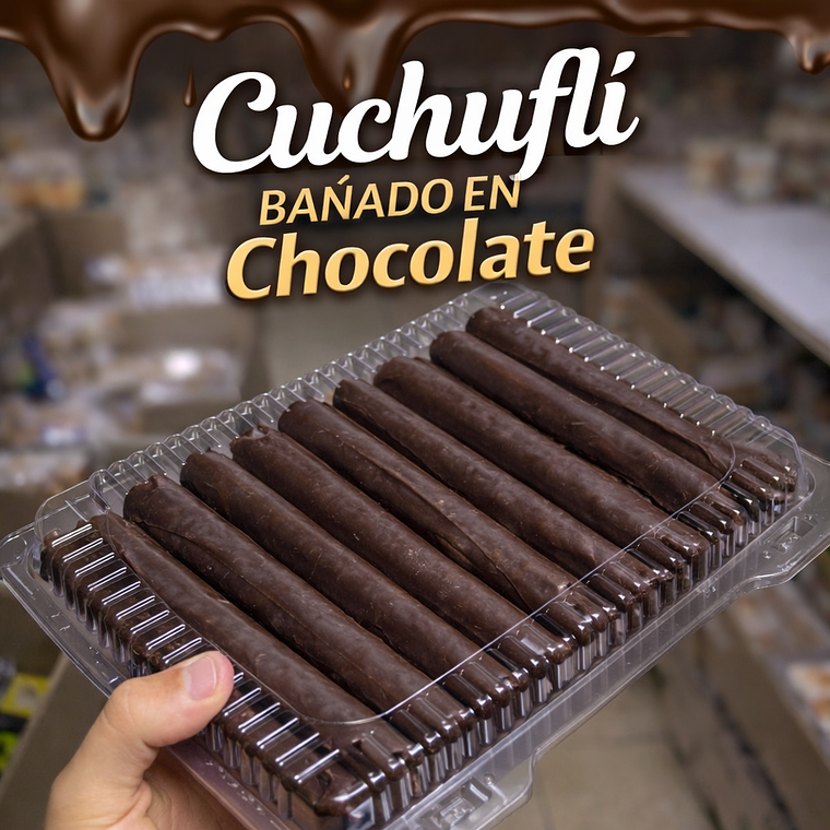 Cuchufli Bañando en Chocolate  1