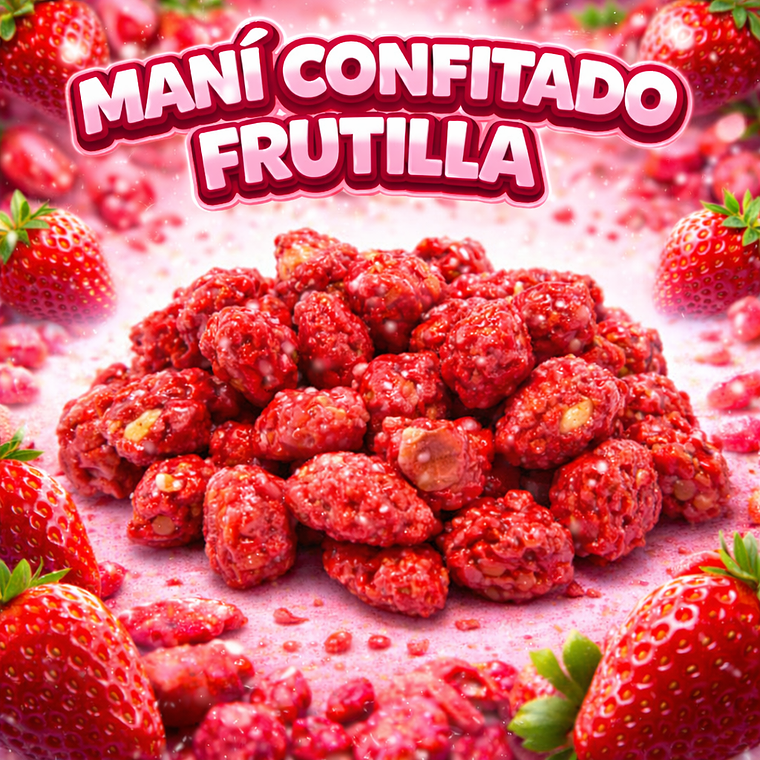 Maní Confitado de Frutilla 1