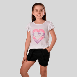 Blusas Barbie. - Blanco