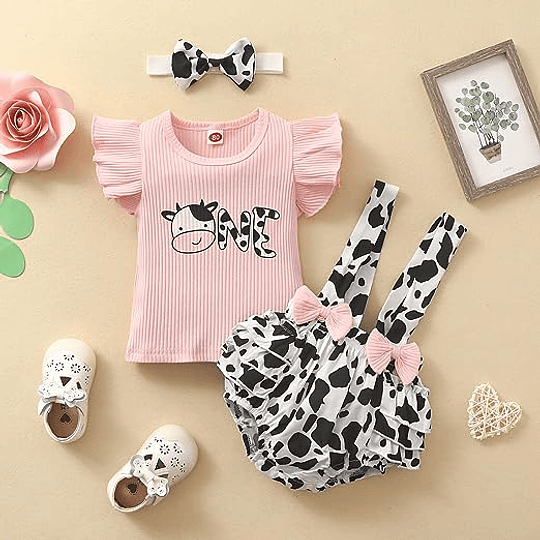 Conjunto bebe niña, Detalle de Vaca One