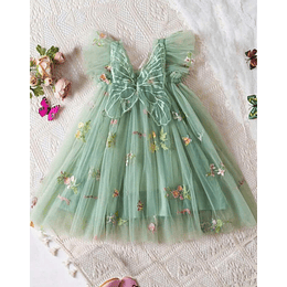 Vestido Mariposa Verde 