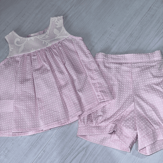 Conjunto de Niña bebé Rosado Claro