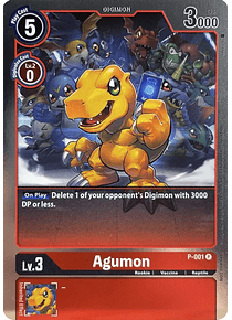 Agumon - P-001 - Digimon Promotion Cards (D-PR)