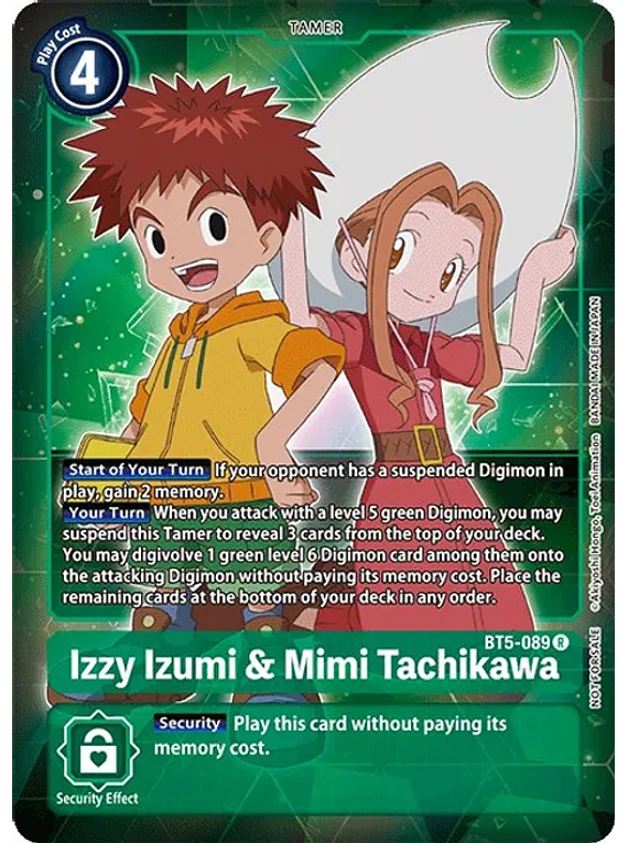 Izzy Izumi & Mimi Tachikawa (Box Topper) - Battle of Omni (BT05)