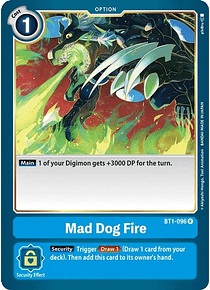 Mad Dog Fire - Release Special Booster (BT01-03)