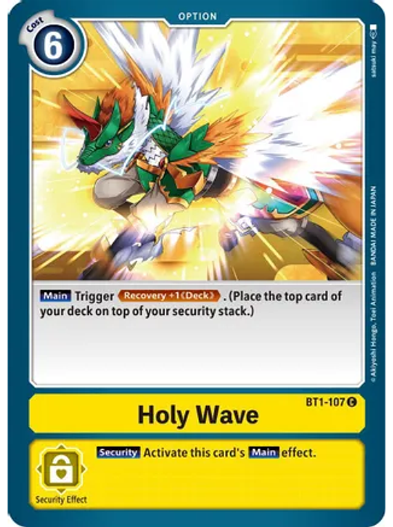 Holy Wave - Release Special Booster (BT01-03)