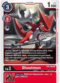 Shoutmon - Battle of Omni (BT05)