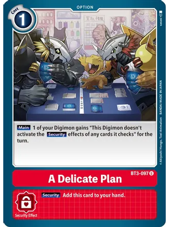 A Delicate Plan - Release Special Booster (BT01-03)