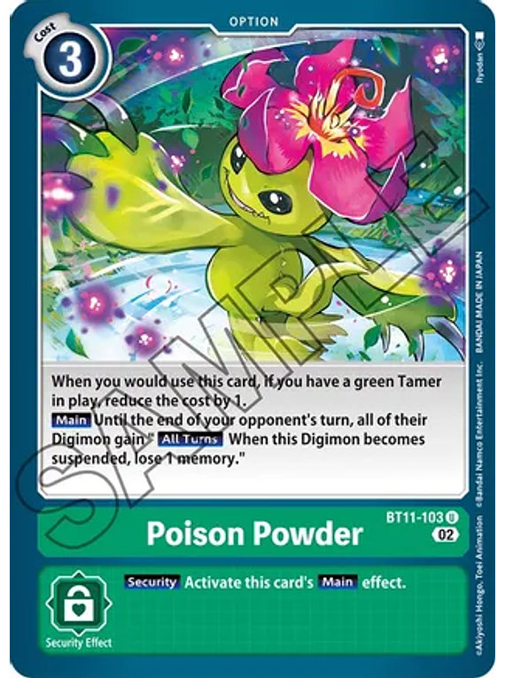 Poison Powder - Dimensional Phase (BT11)