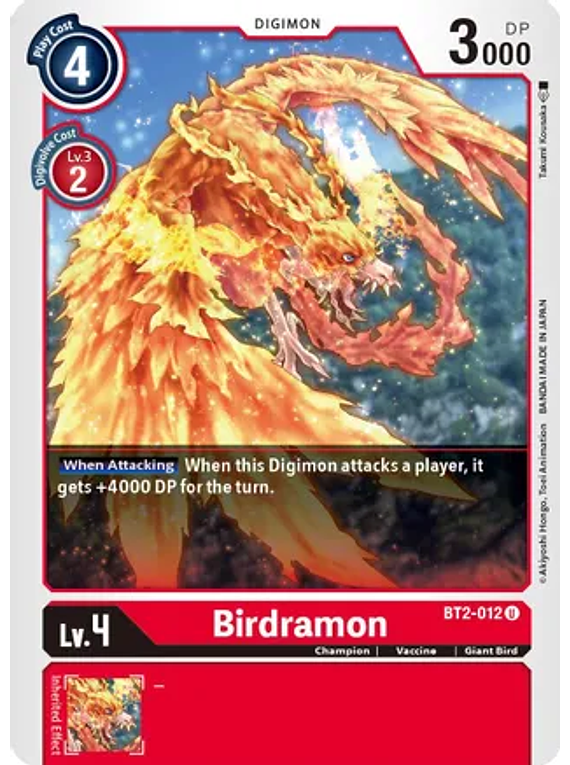 Birdramon - BT2-012 - Release Special Booster (BT01-03)