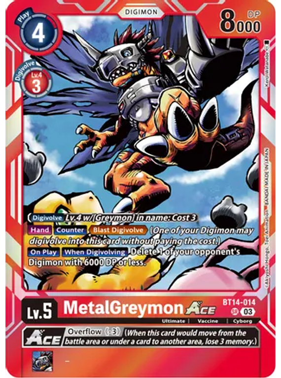 MetalGreymon ACE - Blast Ace (BT14)