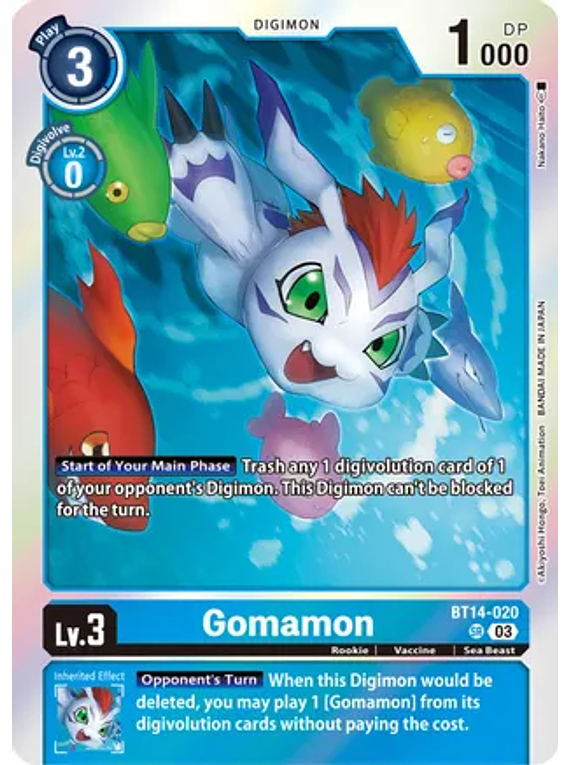 Gomamon - Blast Ace (BT14)